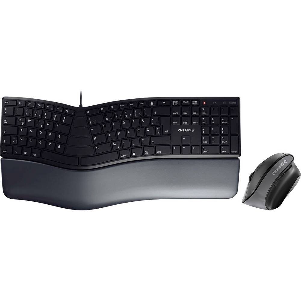 Cherry Ergonomie Set Rechtshänder Tastatur