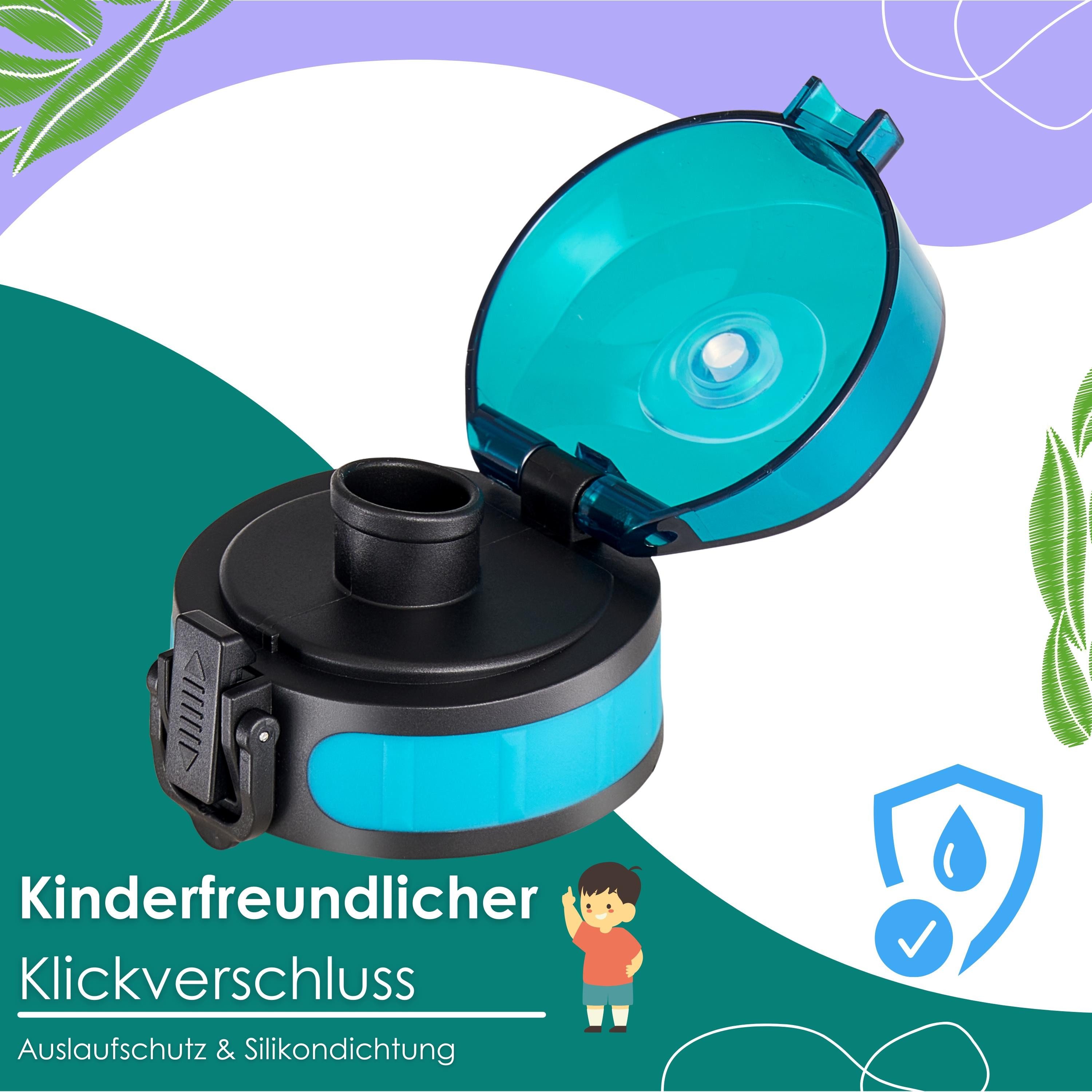 ecosa Trinkflasche EO-8193 yummy buddy, BPA-frei,Tritan,spülmaschinengeeignet,lebensmittelecht,robust