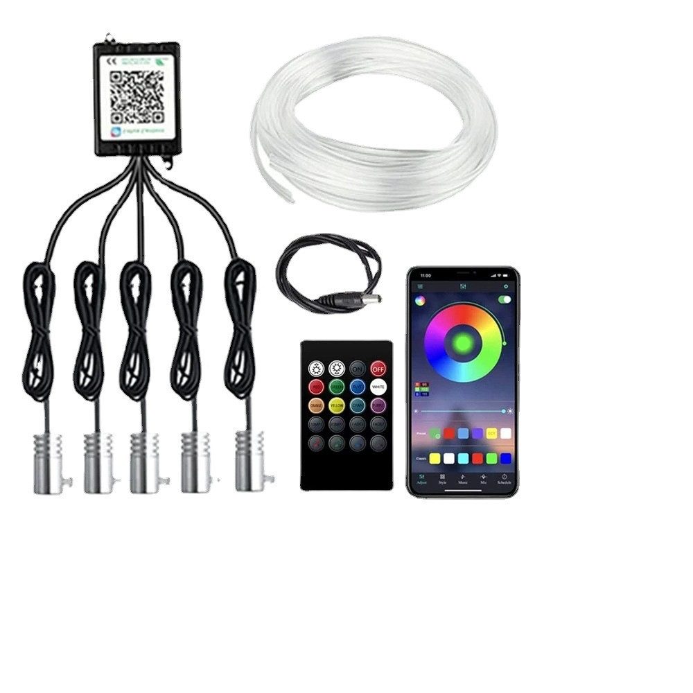 DOPWii LED Dekolicht LED-Auto-Innenraumbeleuchtung mit App-Steuerung,7 Farb günstig online kaufen