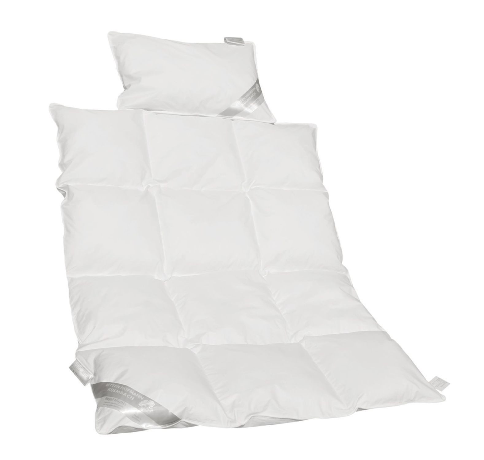 Betten Hofmann Kinderbettdecke + Kopfkissen Betten Hofmann Basic Set Kinder Set Steppdecke 100x135 + Kissen 40x60, Füllung: 100% Polyester, Bezug: 100% Baumwolle, für das ganze Jahr