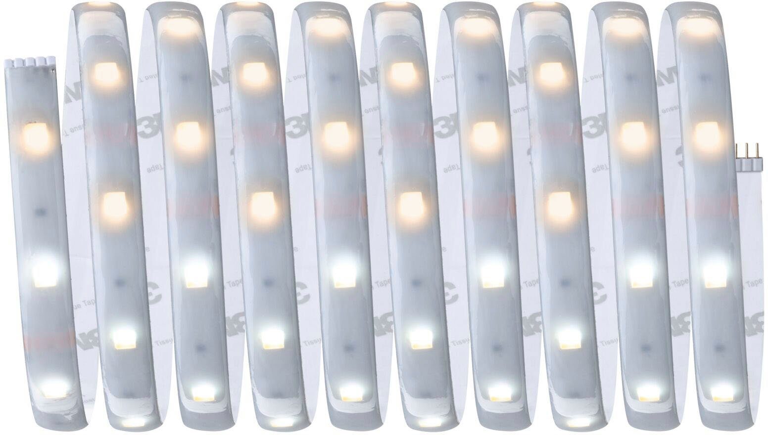 Paulmann LED-Streifen MaxLED 250 Basisset Smart Home Zigbee IP44 12W 810 810lm, 1-flammig, 3m, Tunable White, beschichtet