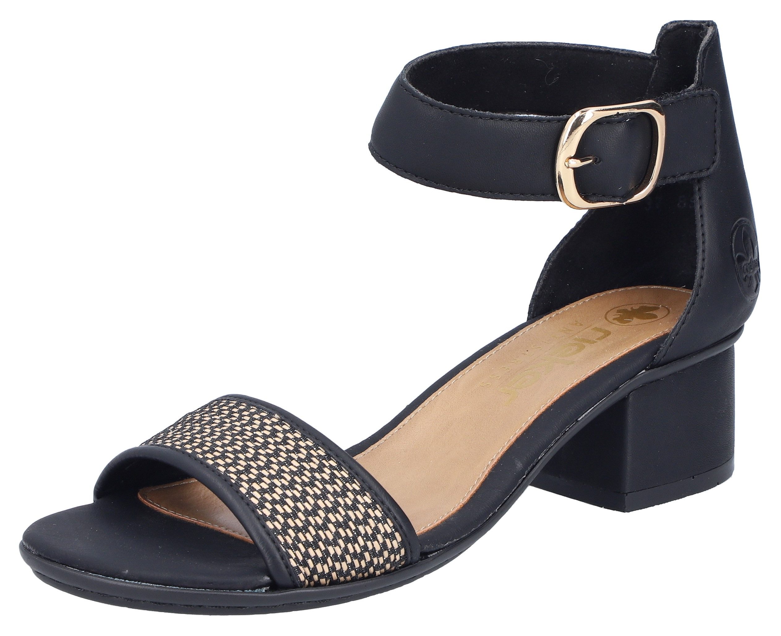 Rieker Sandalette Sommerschuh, Sandale, Blockabsatz, mit günstig online kaufen