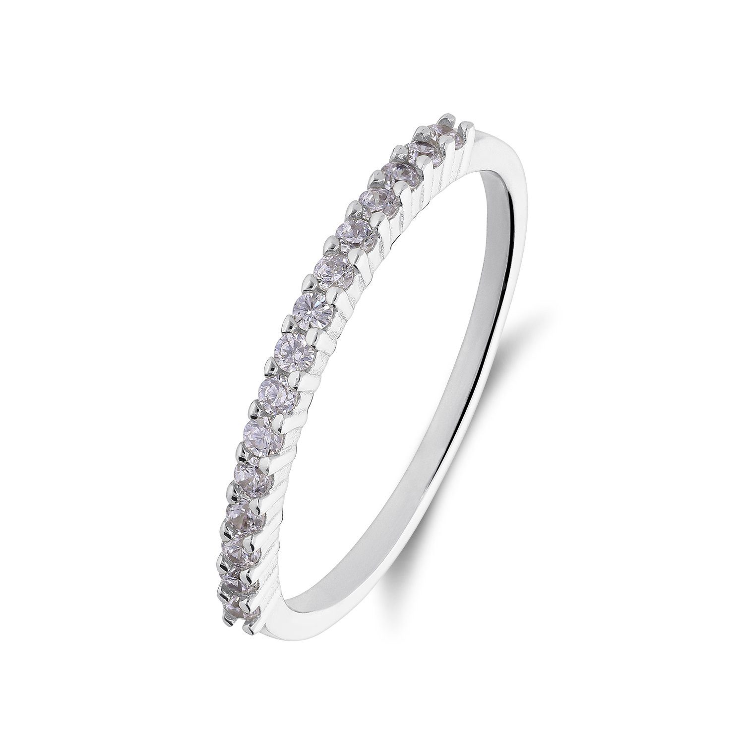 LUCARDI Fingerring Ring - 925 Silber - Silber - Zirkonia - Damen