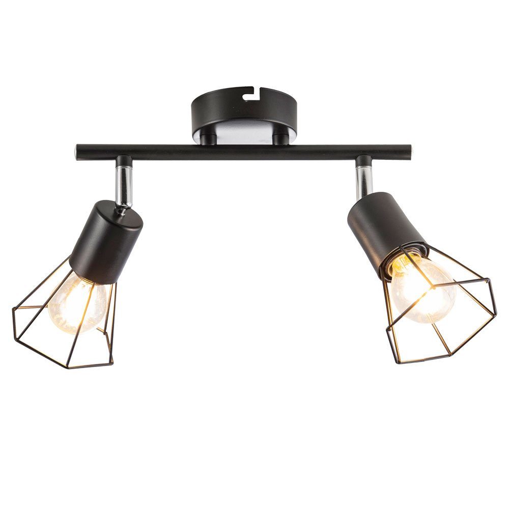 NOWA Deckenspot, Leuchtmittel nicht inklusive, Retro Deckenlampe Käfig Deck günstig online kaufen