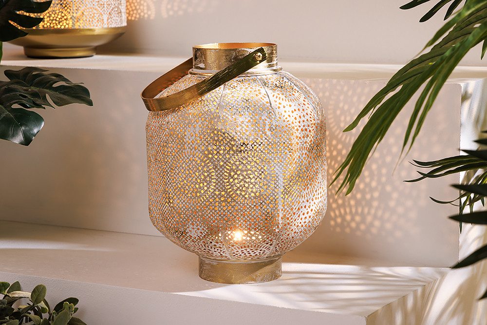 riess-ambiente Windlicht ORIENT 25cm gold (Einzelartikel, 1 St), Wohnzimmer günstig online kaufen