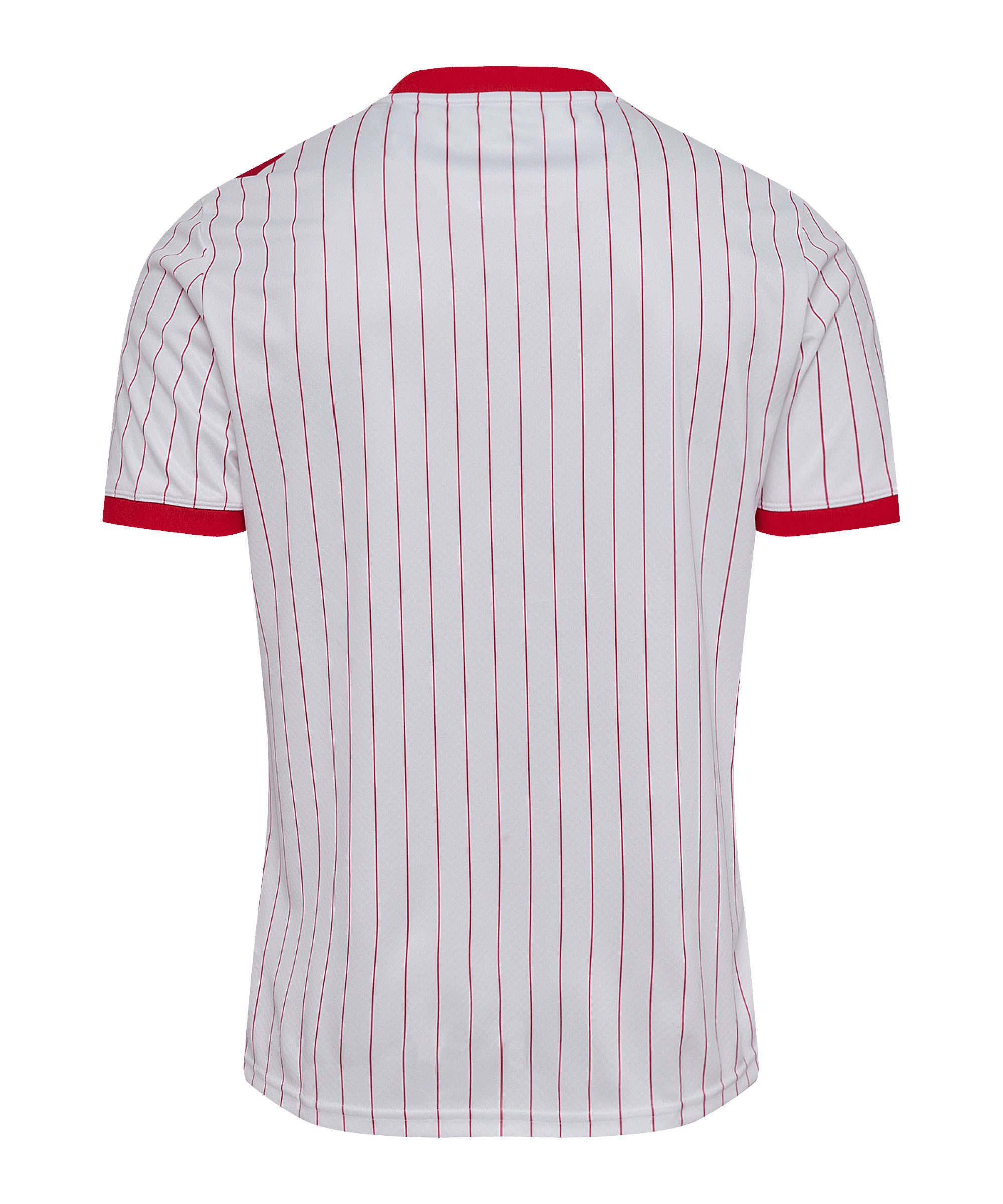 hummel Fußballtrikot hummel DBU Dänemark Trikot Away 2026 Weiß Weltmeisterschaft