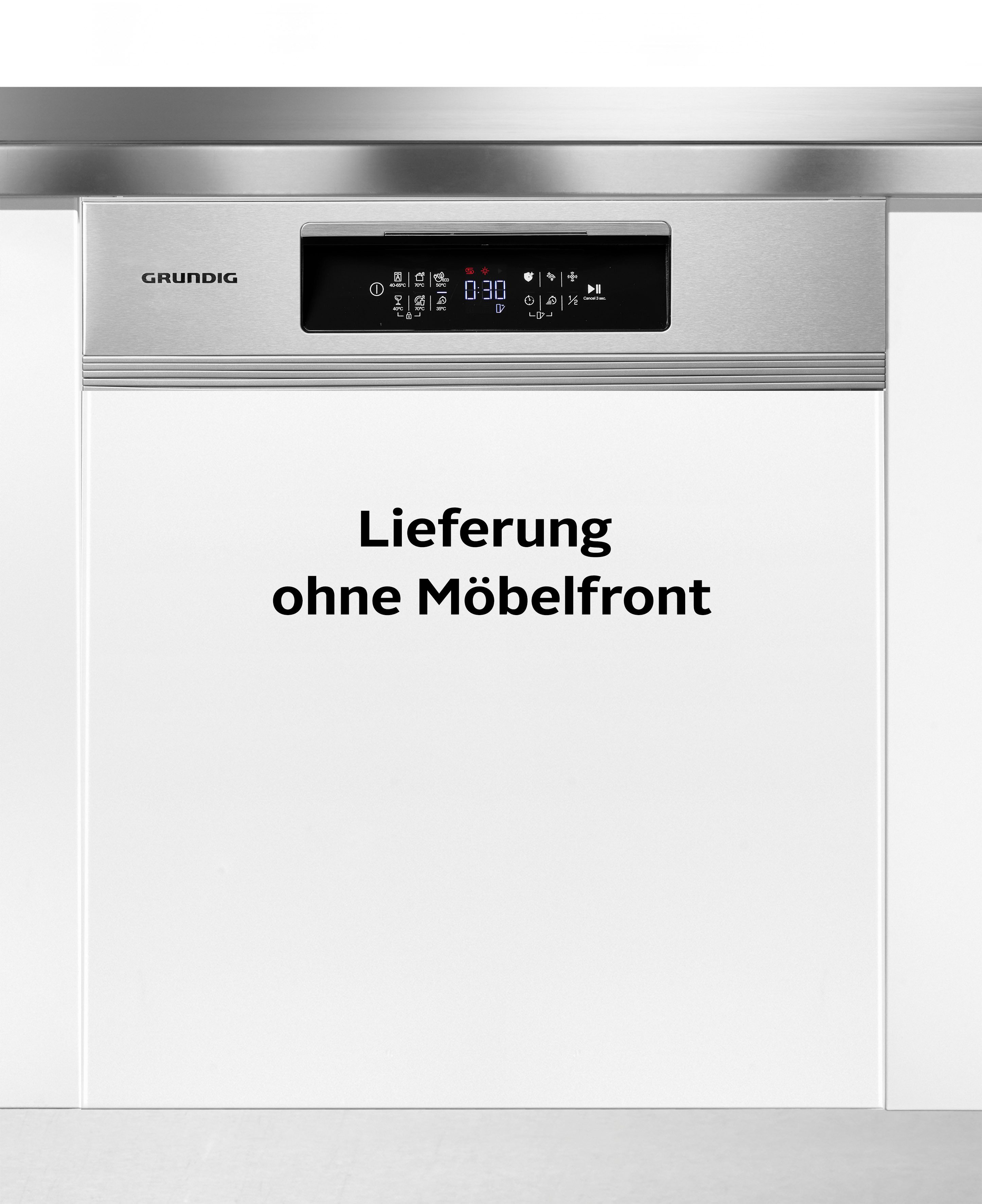 Grundig teilintegrierbarer Посудомоечные машины GNIP4420X 7628891677, 15 Maßgedecke, CornerWash