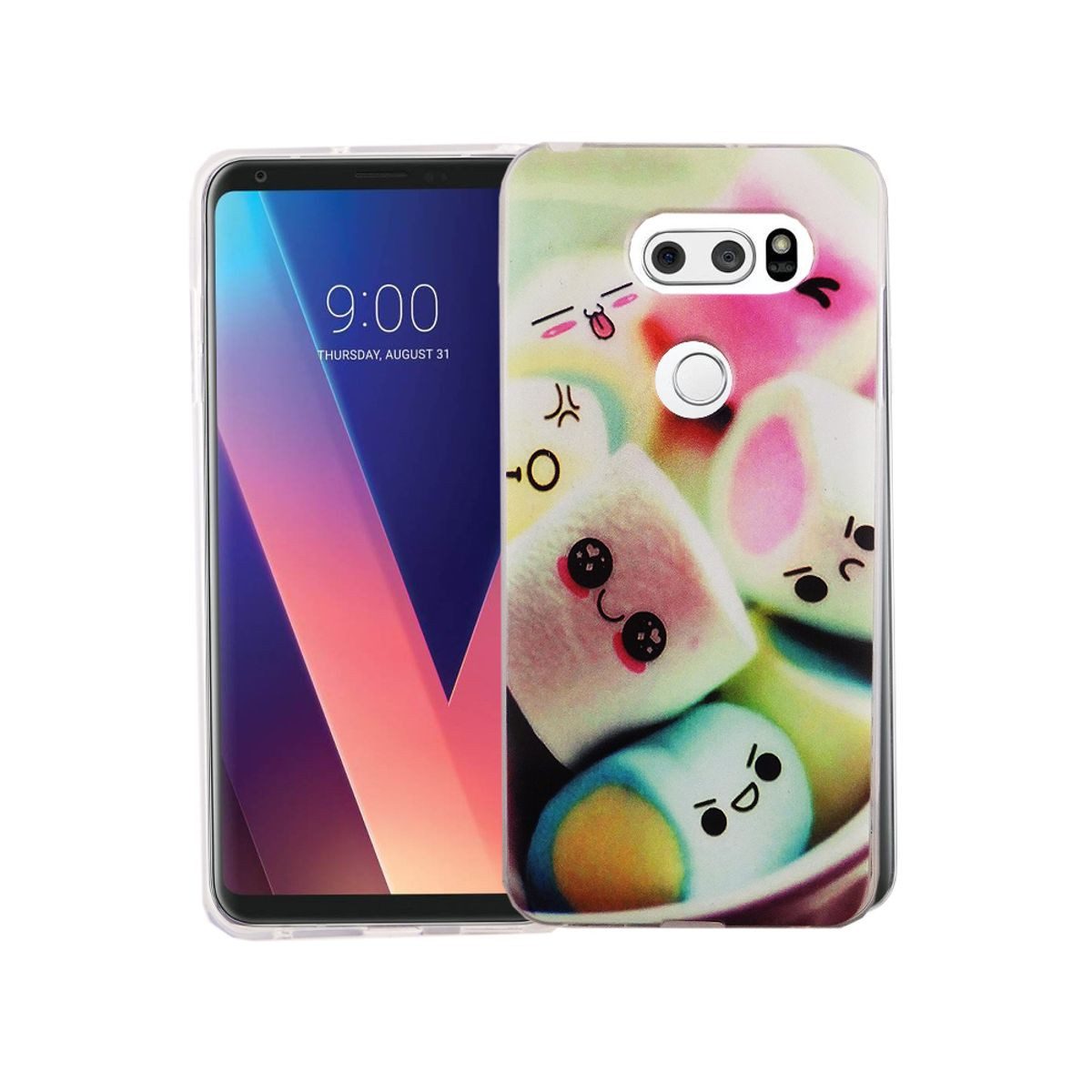 König Design Handyhülle LG V30, LG V30 Handyhülle Bumper Backcover Mehrfarbig