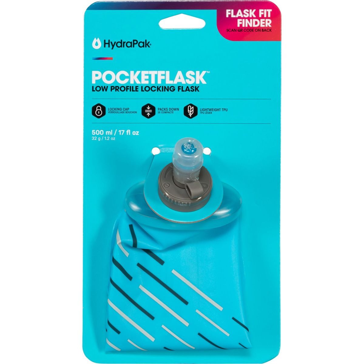 HydraPak Trinkflasche Pocketflask 500ml Faltflasche