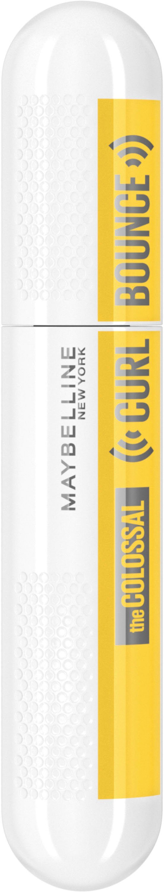 MAYBELLINE NEW YORK Mascara Colossal Curl Bounce, mit langem Halt