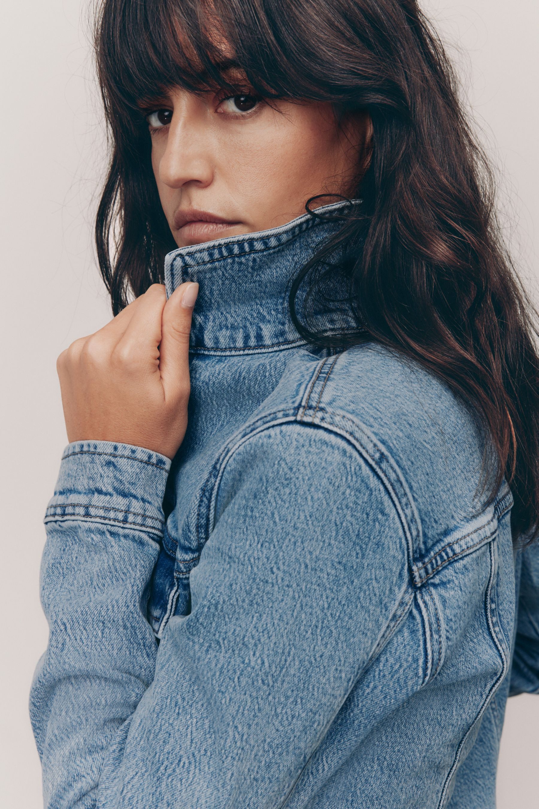 Next Jeansjacke Figurbetonte Jeansjacke (1-St)