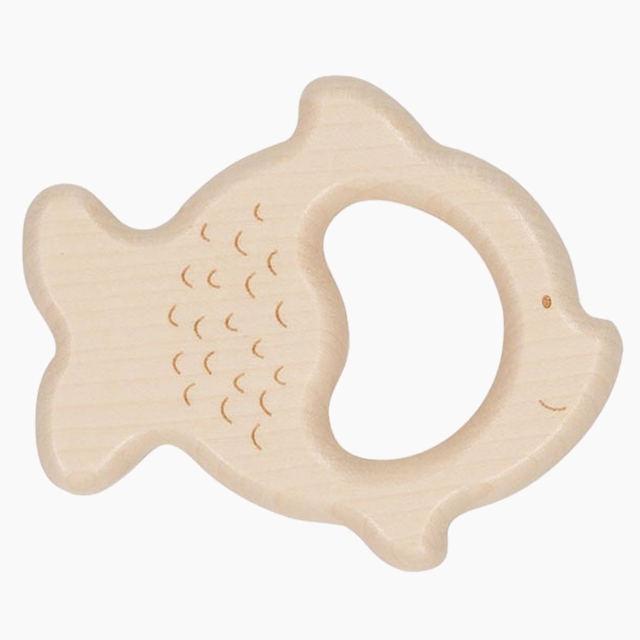 goki Greifling Greifling Fischrassel, natur (packung, 1-tlg., set), begeistert Babys und weckt ihre Neugier