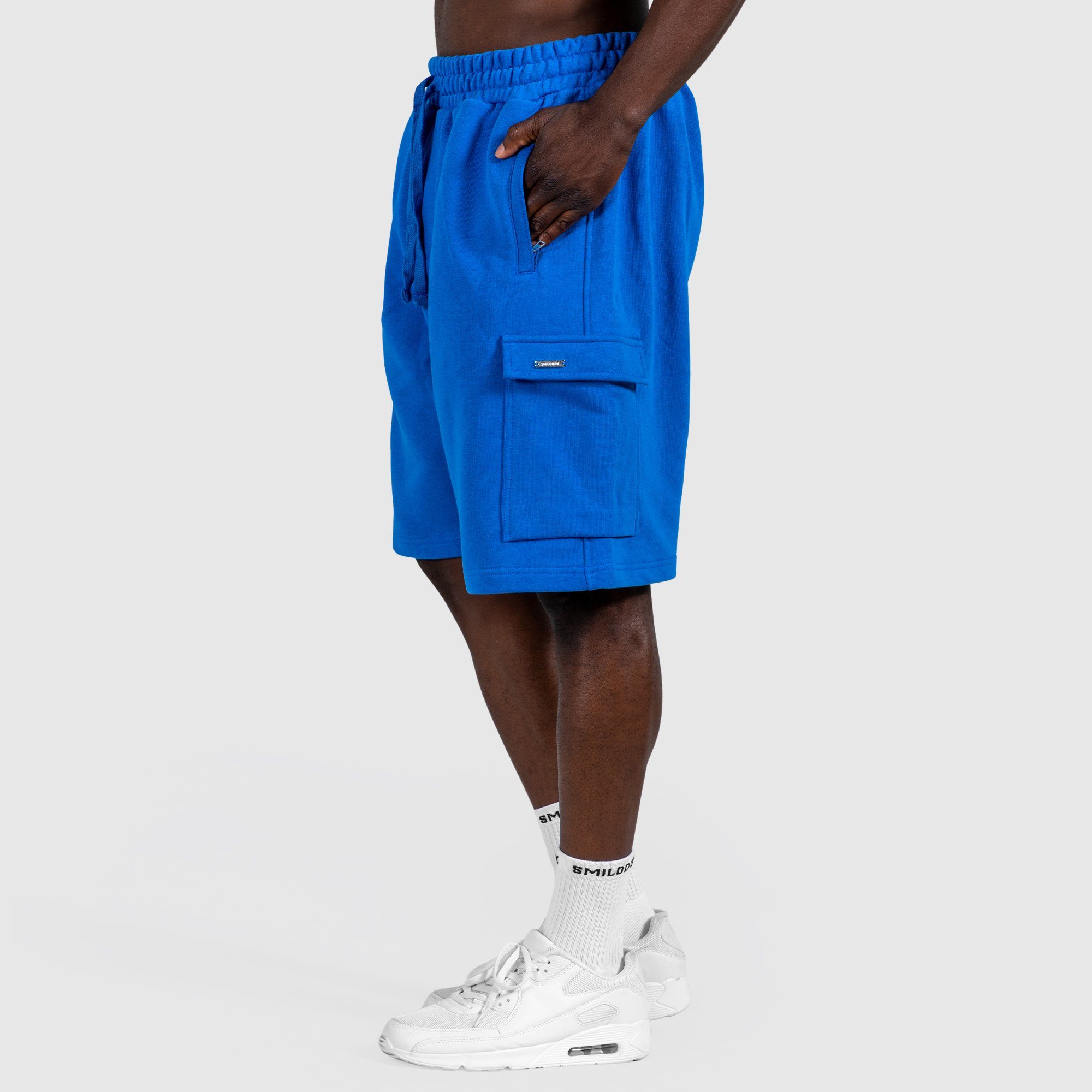 Baumwolle Blau Smilodox Shorts Oversize, Julio 100%