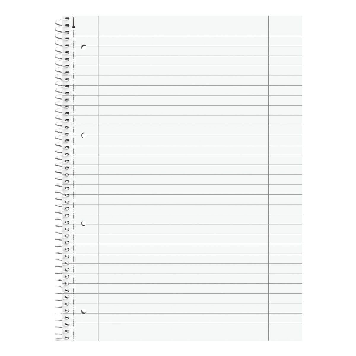 BRUNNEN Collegeblock Student Colour Code, A4, beidseitiger Rand, gelocht, mit Mikroperforation und Ausreißhilfe