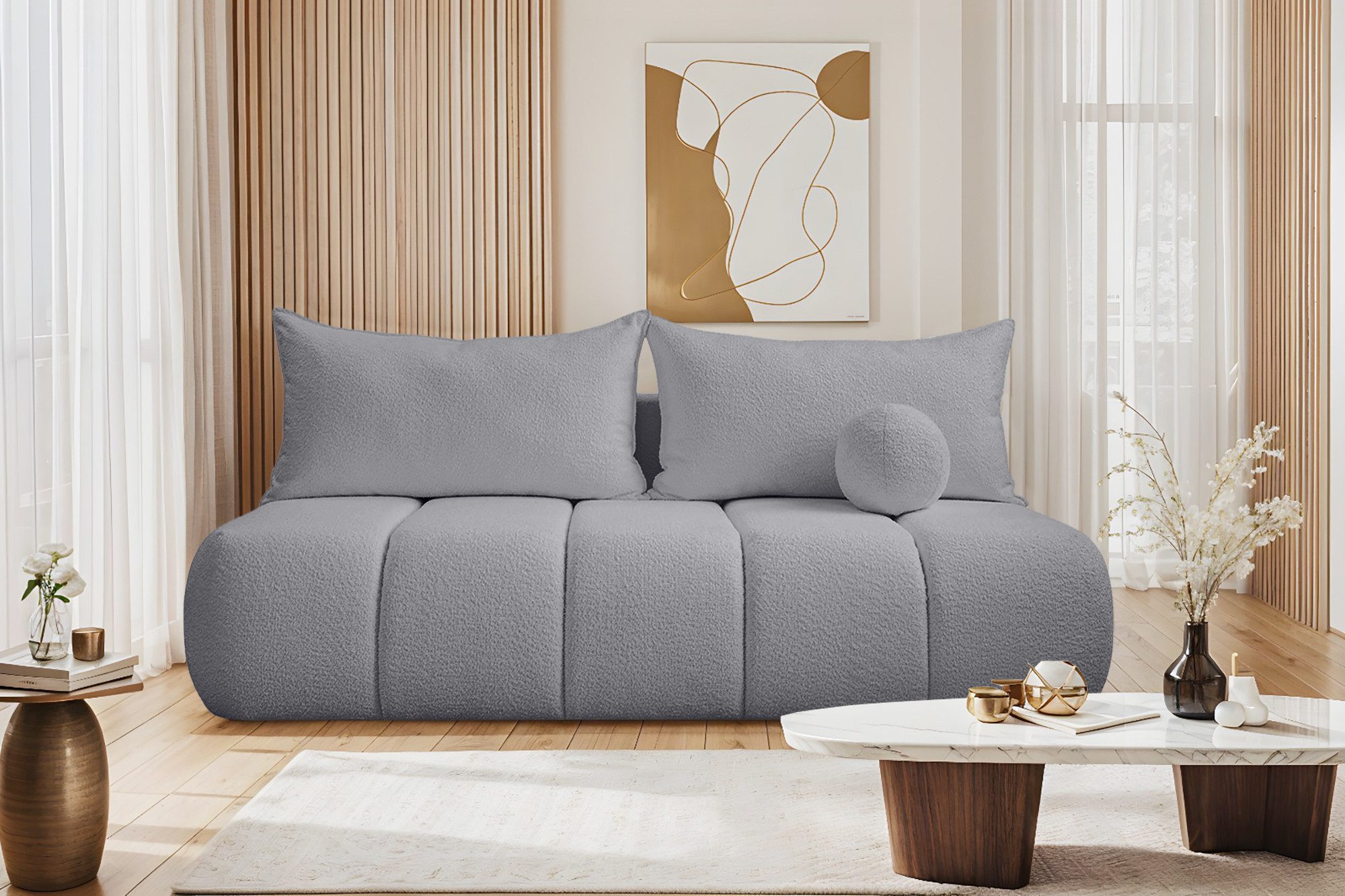 Kaiser Möbel Schlafsofa Dreisitziges Sofa PIANO günstig online kaufen