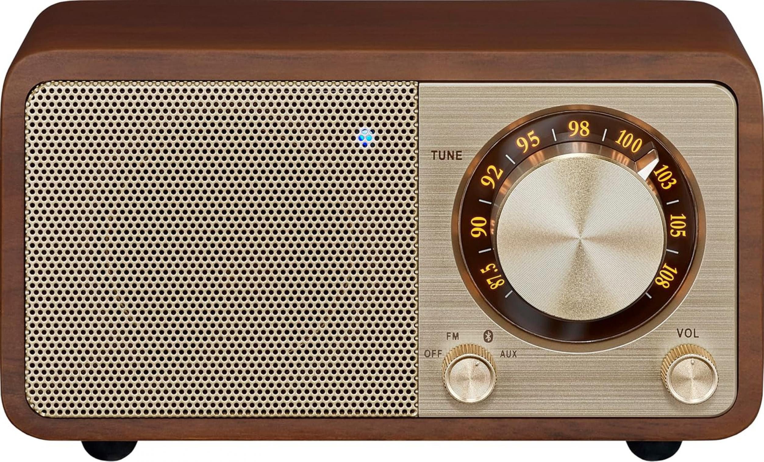 Sangean WR-7 Plus Vintage Walnut Retro-Radio