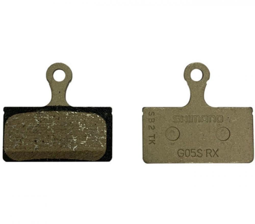 Shimano Scheibenbremse Shimano G05S-RX Resin Scheibenbremsbeläge für 2-Kolben-Bremssysteme, k