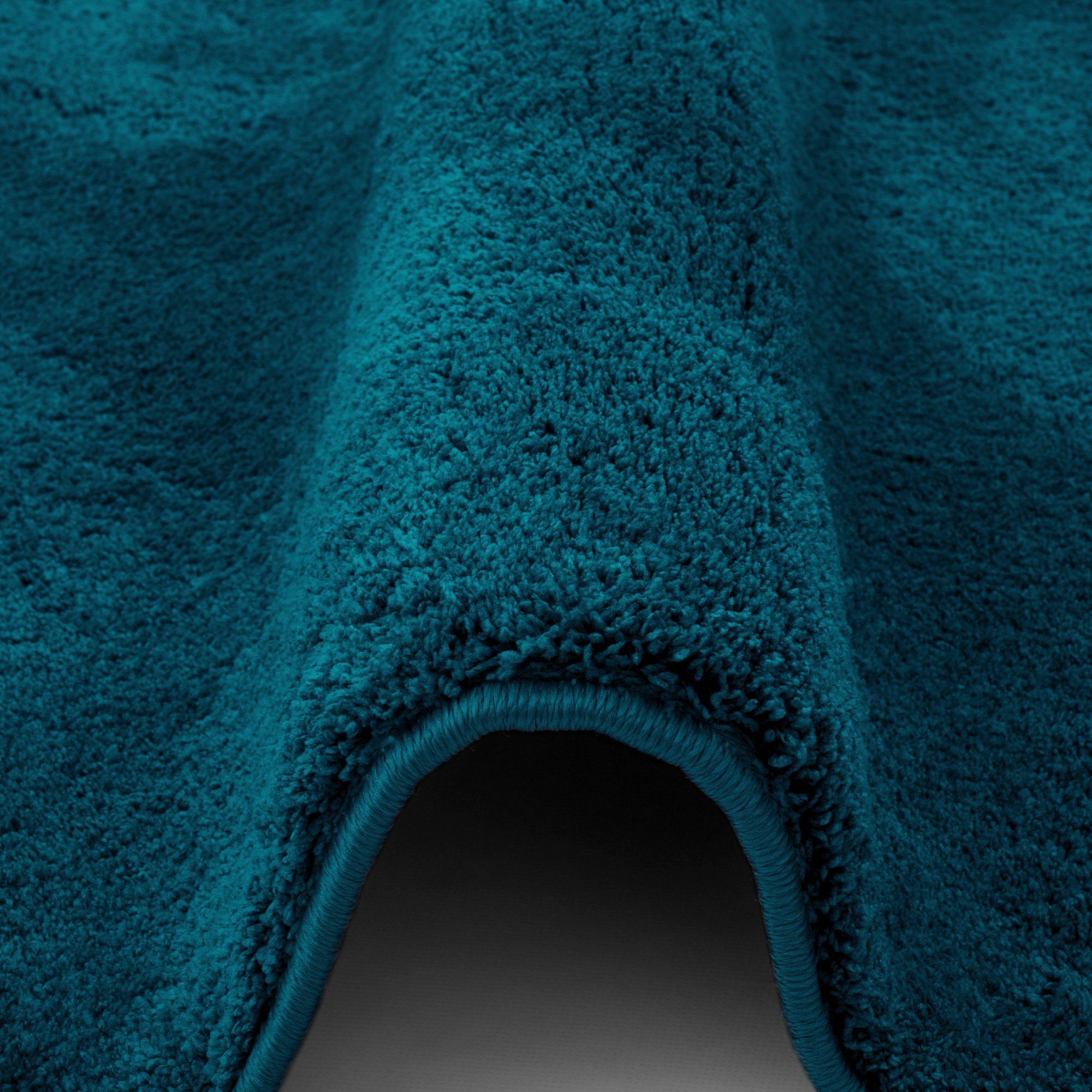 Pergamon Hochflor-Teppich Hochflor Super Soft Teppich Silky Rund, Rund, Höhe: 30 mm