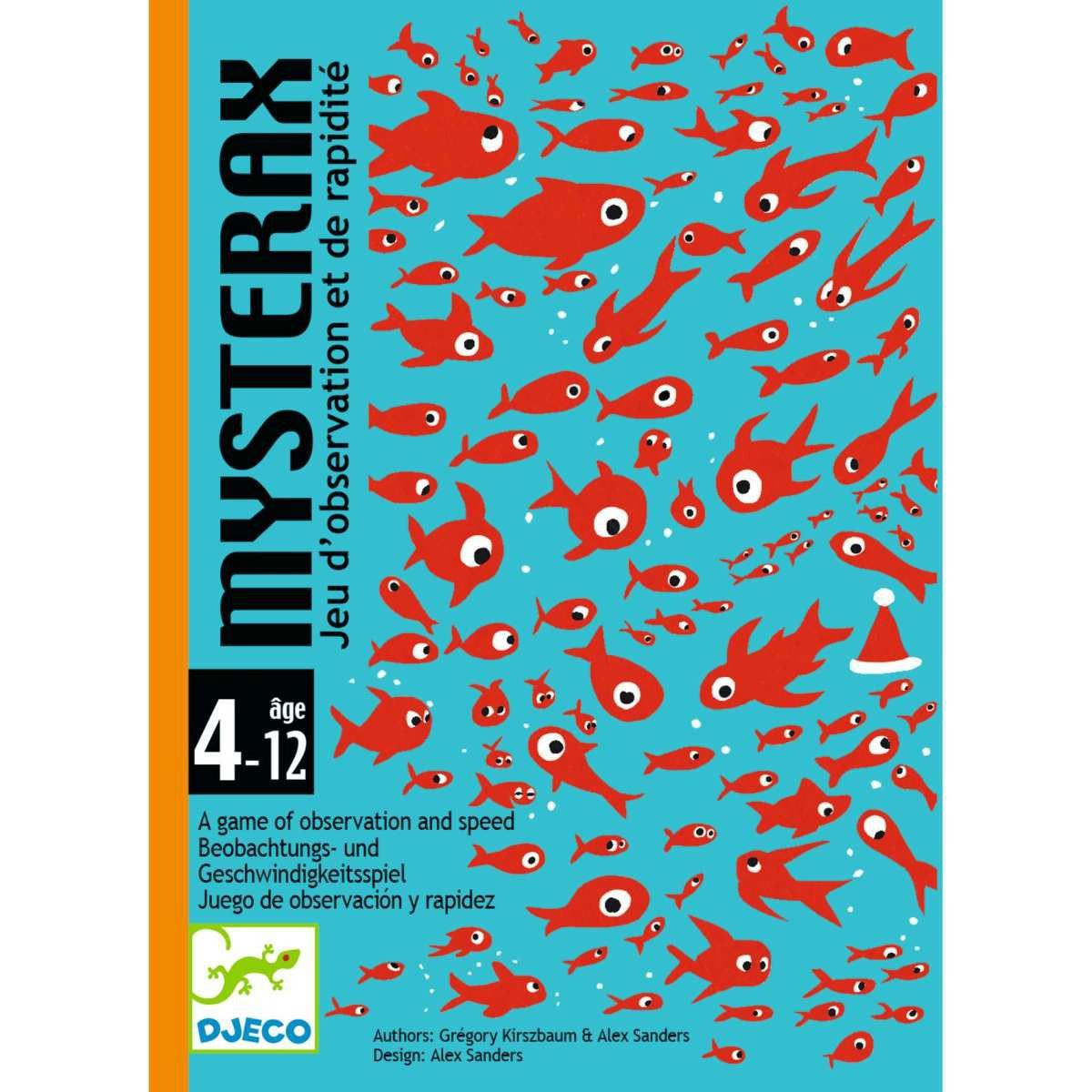 DJECO Spielesammlung Kartenspiel Mysterax Beobachtungs- und Geschwindigkeitsspiel DJ05096