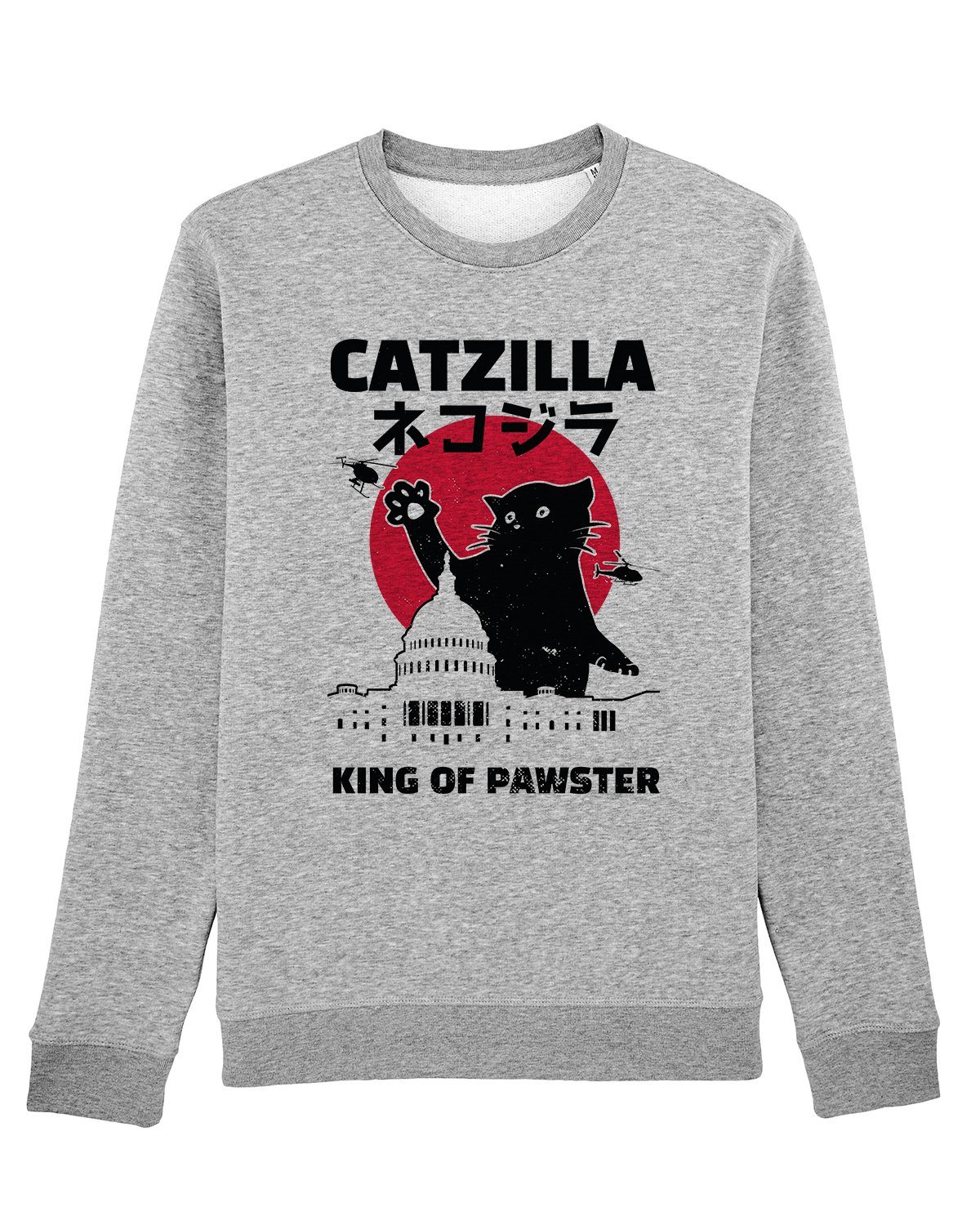 wat? Apparel Sweatshirt Catzilla (1-tlg)