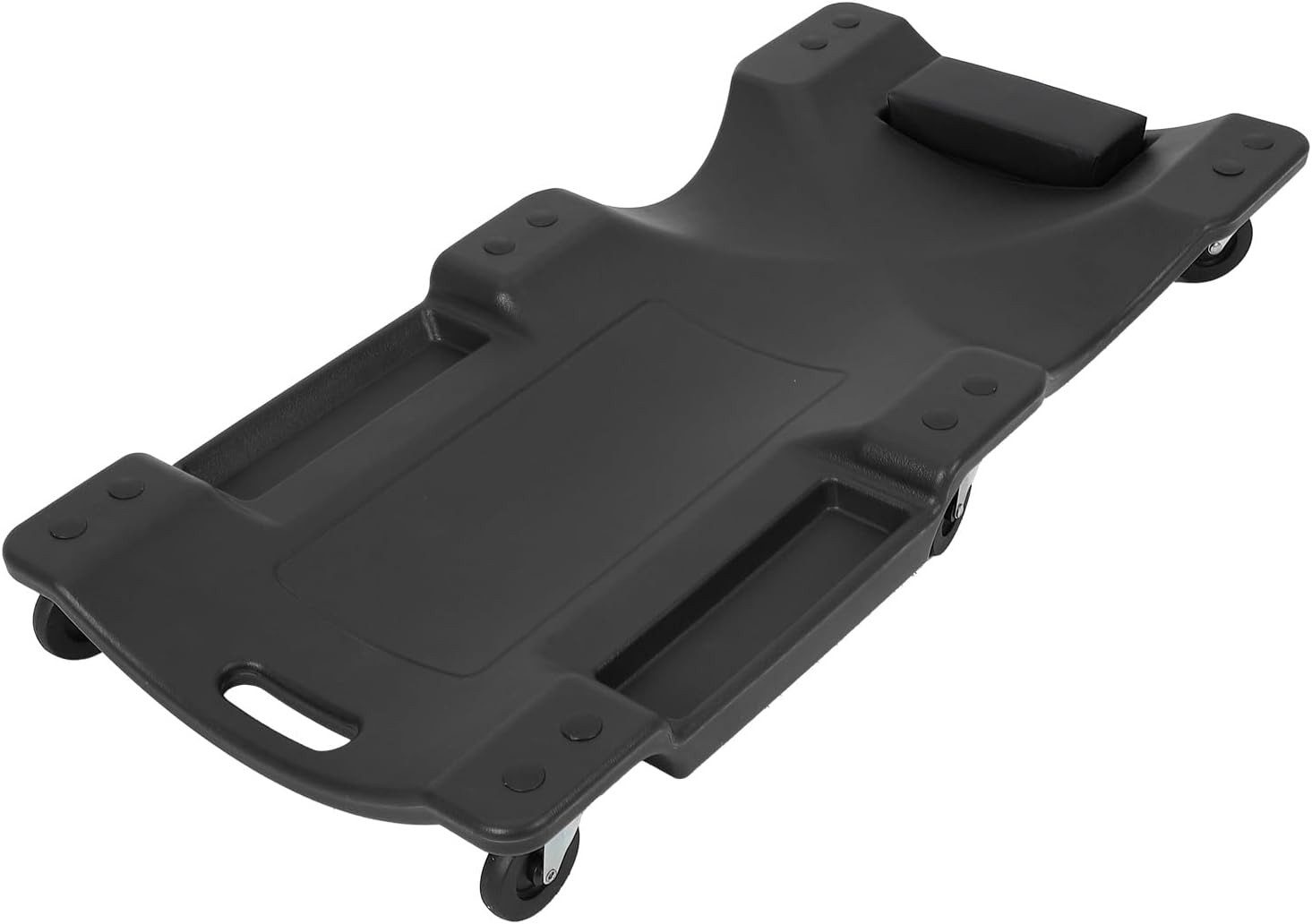 GarveeMore Bodenschutzmatte Auto-Kriechbrett 102cm, 159kg Traglast, 6 Schwenkräder