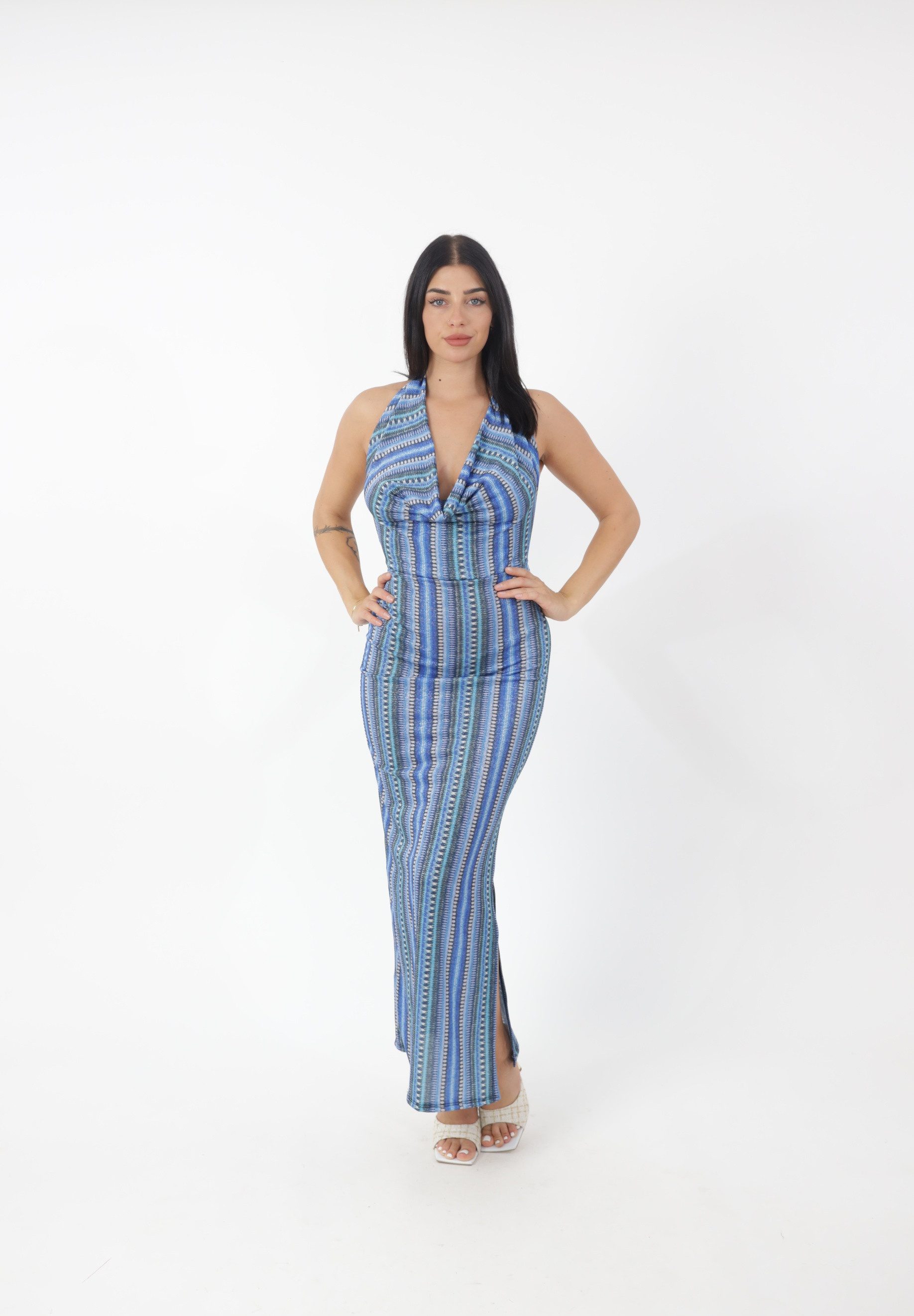 Elara Sommerkleid Kleid mit Muster