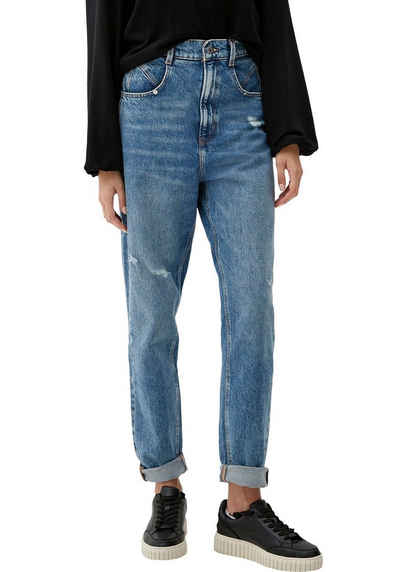 Q/S by s.Oliver Mom-Jeans Megan high rise, tapered leg