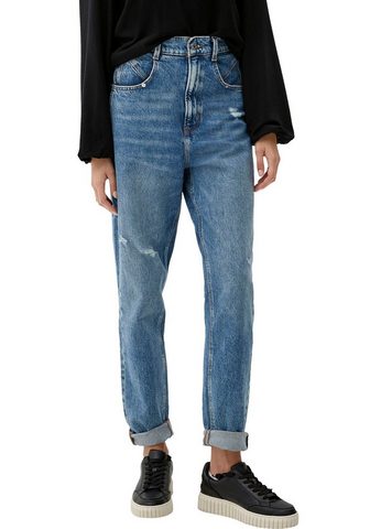Q/S by s.Oliver Mom-Jeans Megan high rise tapered leg