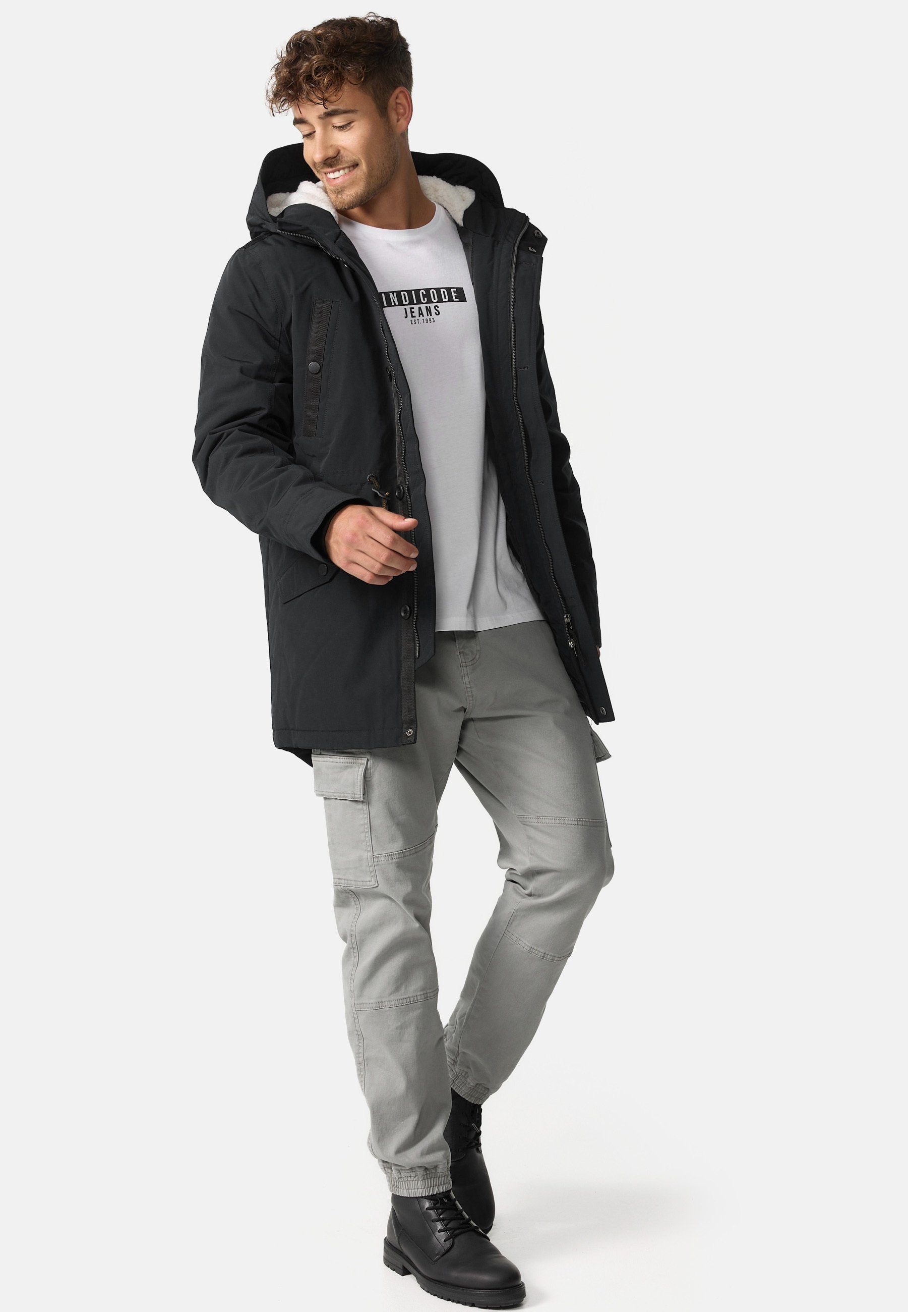 Indicode Parka Herren INBenicio Herrenparka Herrenjacke