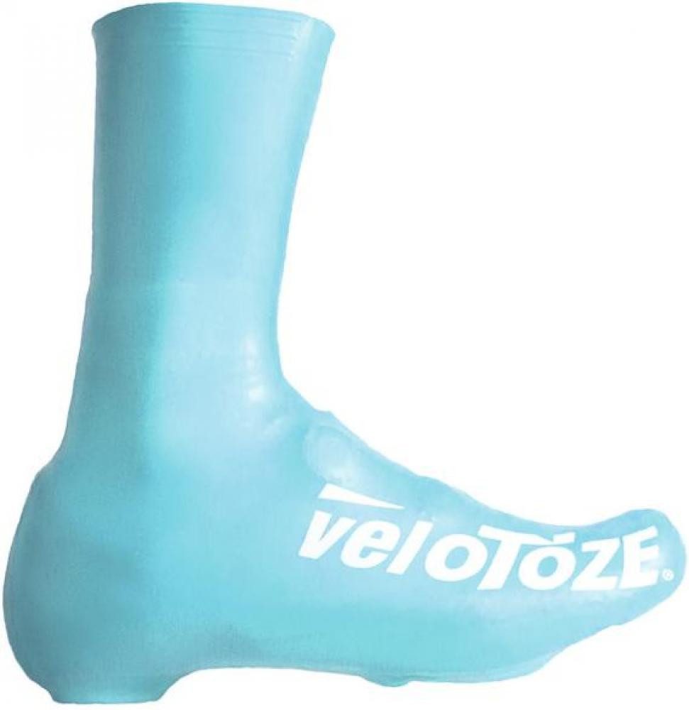 Velotoze Fahrrad-Überschuh VeloToze Überschuh 2.0 lang blau L - wasserdichter Überschuh für kalte