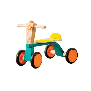 B. TOYS Kinderfahrzeug Lauflernhilfe Rutscherfahrzeug aus Holz mit 4 Rädern