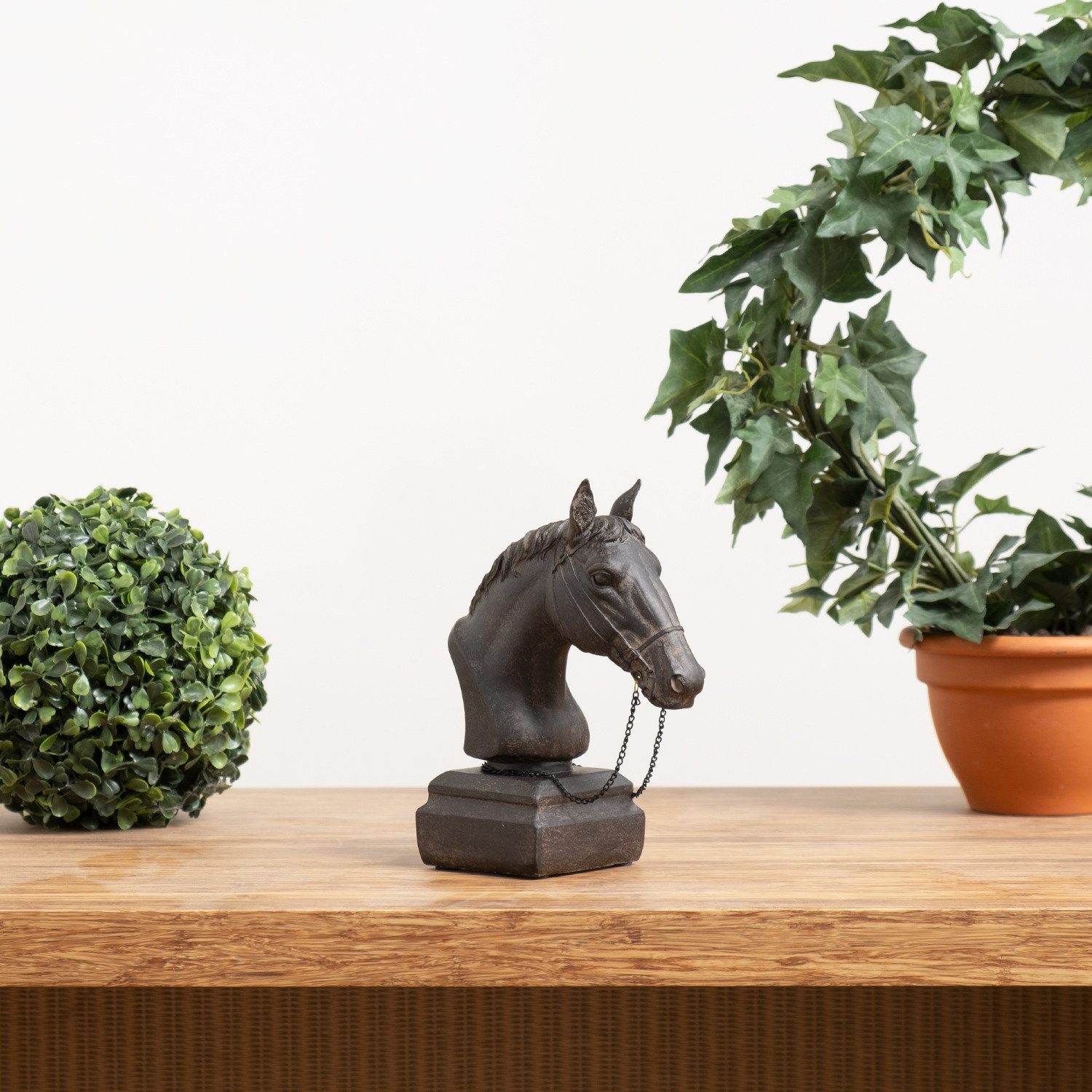 Moritz Dekofigur Deko-Figur Pferdekopf Skulptur Statue Büste aus Polyresin günstig online kaufen