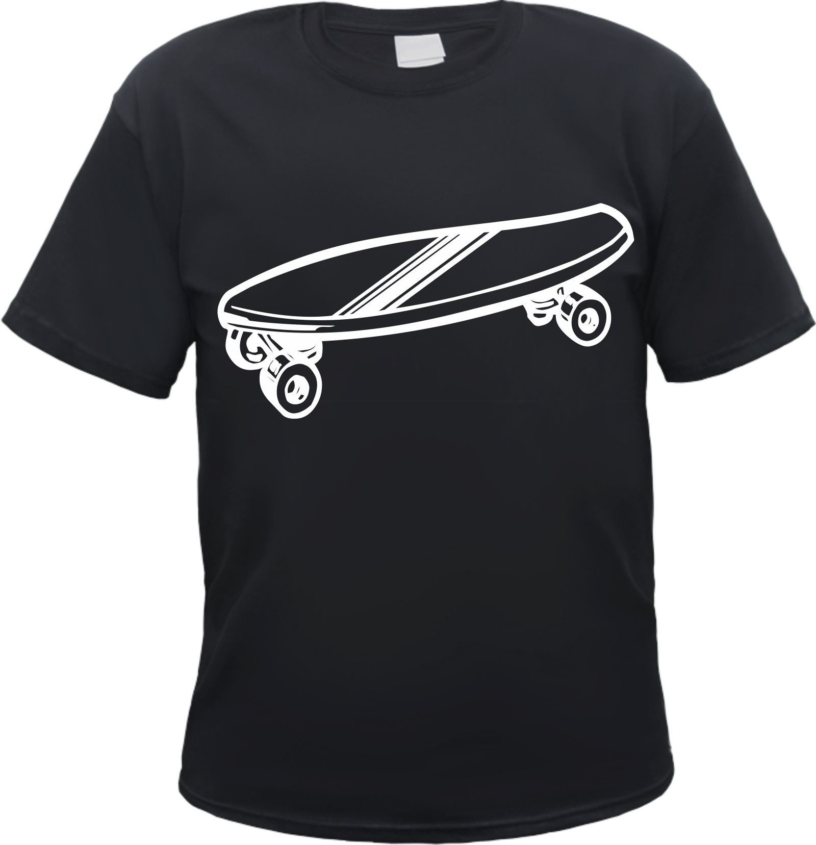 HB-Druck T-Shirt Skateboard Herren T-Shirt - Tee Shirt longboard oldschool aus 100% Baumwolle mit strapazierfähigem Aufdruck