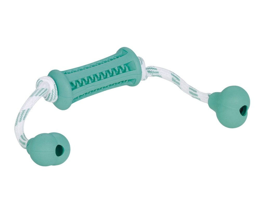 Nobby Tierball Nobby Vollgummi Stick mit Seil