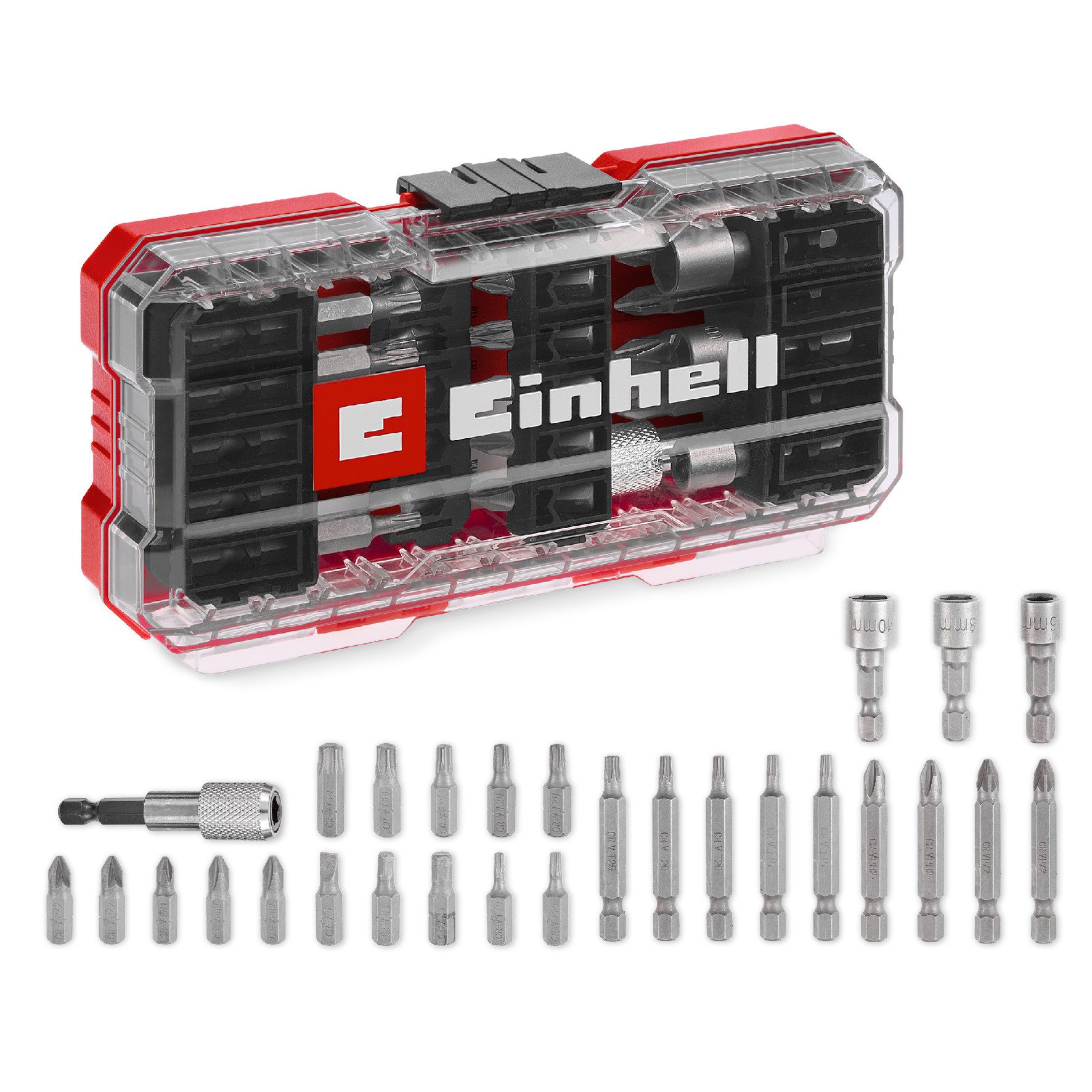 Einhell Bit-Set, 28-St., Original Einhell S-Case Bit-Set 28-tlg. (15x 25 mm Bits, 9x 50 mm Bits