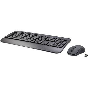 Renkforce drahtlose Tastatur-/Mauskombination Tastatur- und Maus-Set, Multimediatasten