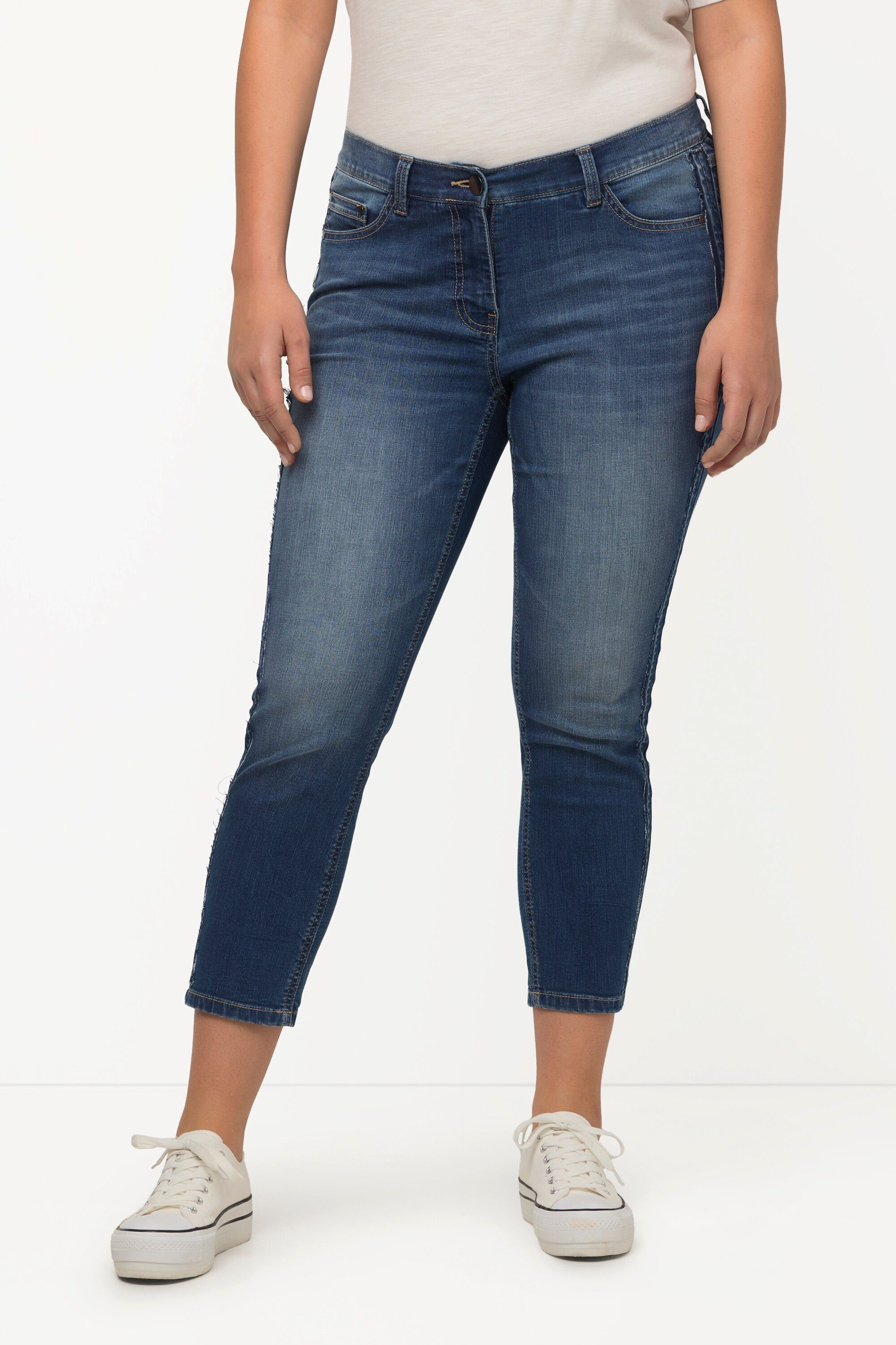 Top-Verkaufstipp Ulla Popken Regular-fit-Jeans schmales Jeans Waist recycelt High Sarah Bein