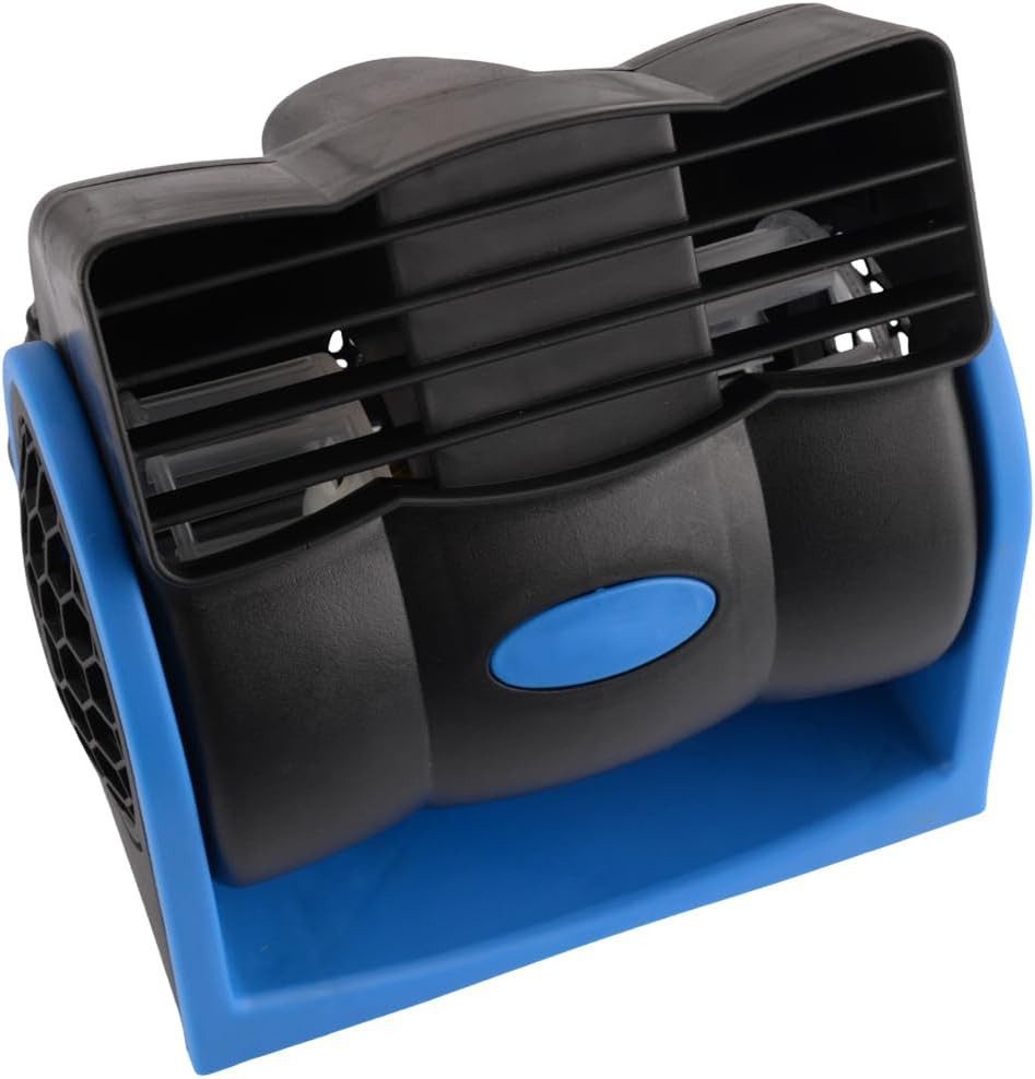 FELIXLEO Tischventilator 12V Auto Klimaanlage Kühlventilator Zigarettenanzünder Set