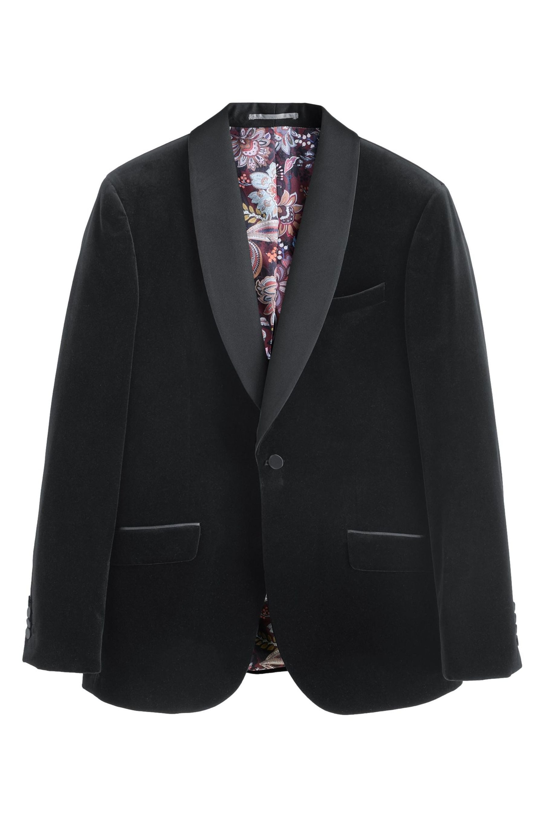 Next Куртки блейзер Slim Fit Signature Samtsakko mit Schalkragen (1-tlg)
