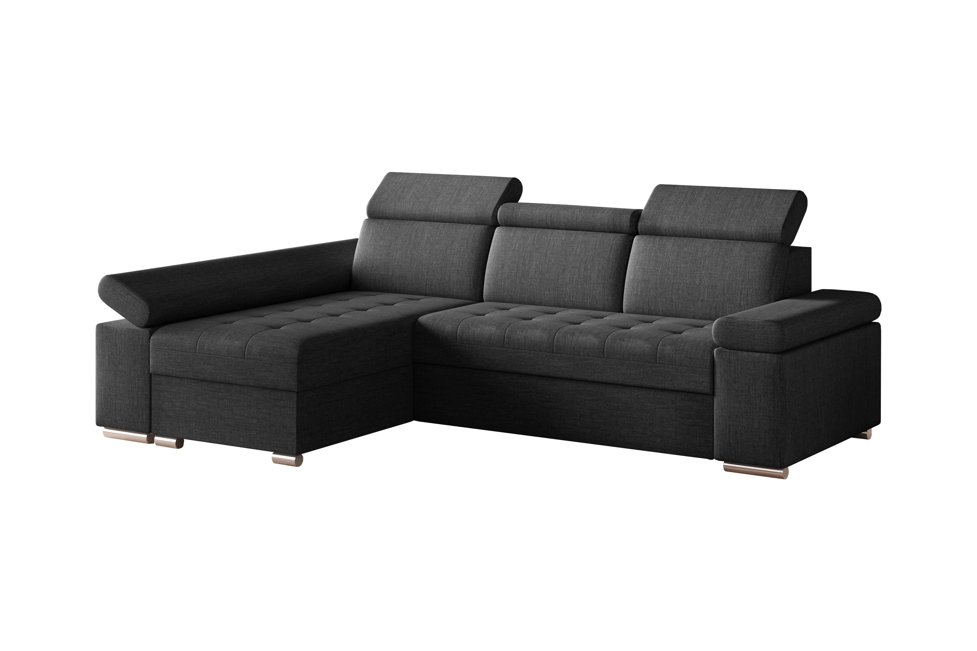MOEBLO Ecksofa LUKA, modernes Schlafsofa, bequemes Sofa mit Liegefunktion, günstig online kaufen