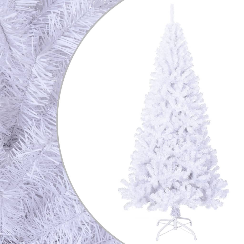 Künstlicher Weihnachtsbaum Künstlicher Weihnachtsbaum mit Dicken Zweigen Weiß 180 cm PVC