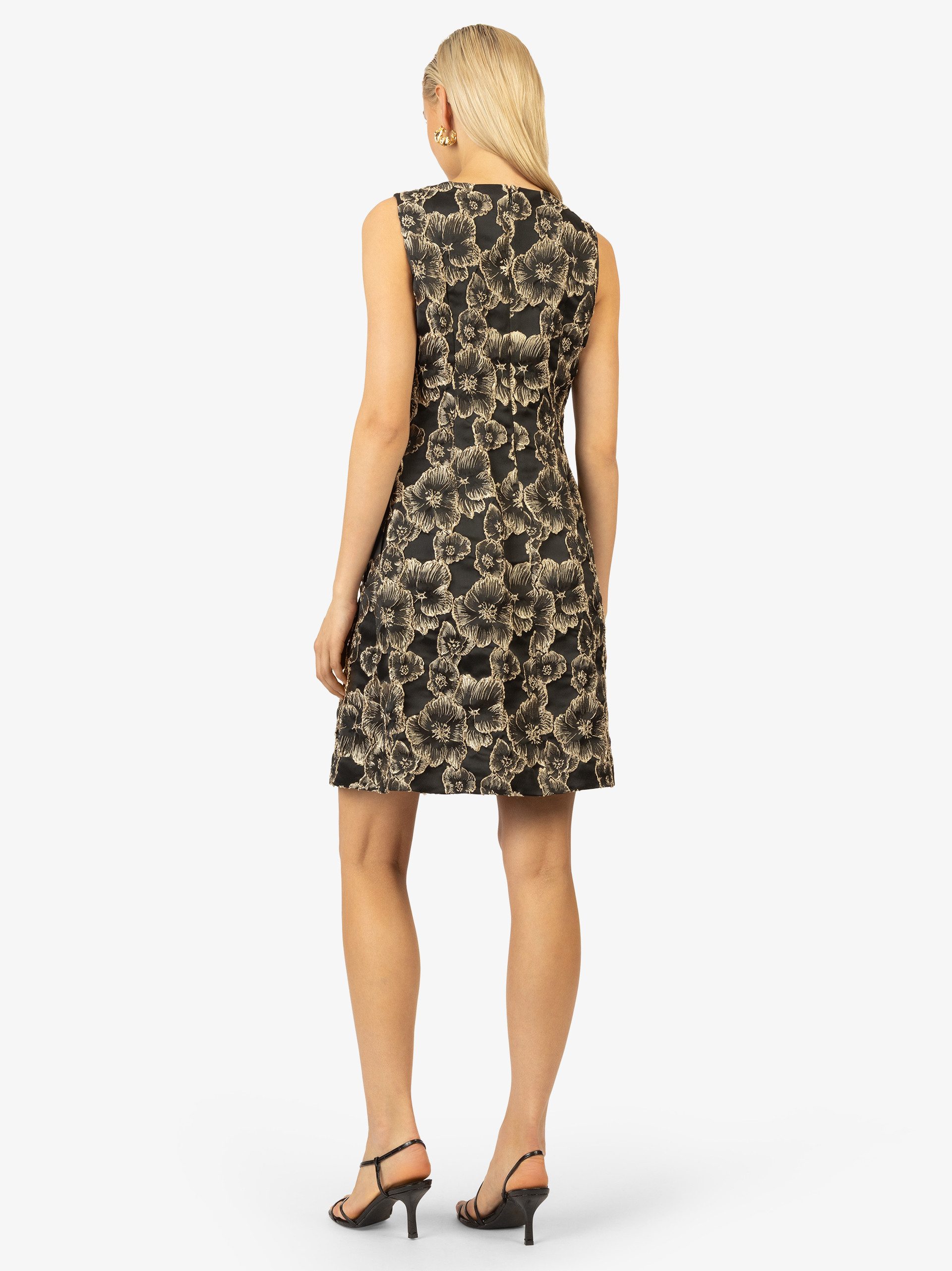 Kraimod Cocktailkleid mit floralem Glanzmuster