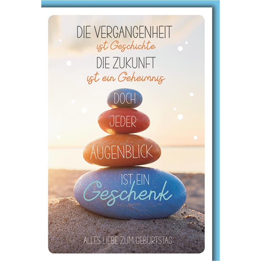 Grußkarten Geburtstag - La Vida - Glückwunschkarte im Format 11,5 x 17 cm mit