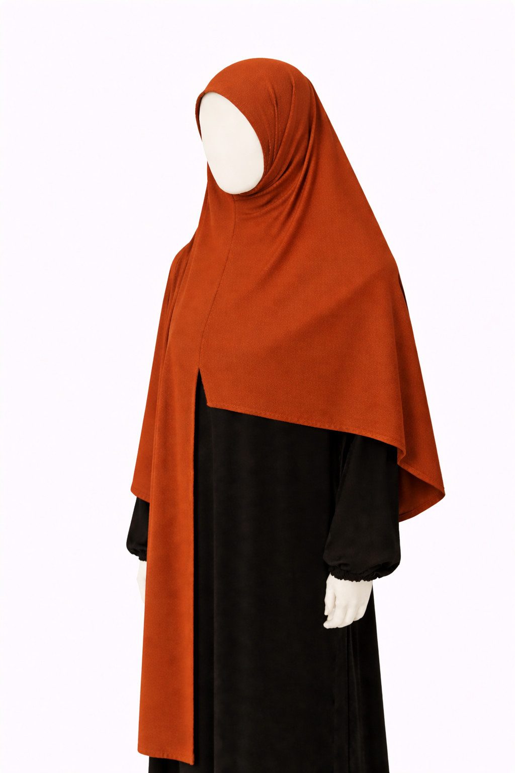 Aymasal Kopftuch Easy Jersey Hijab to-go Kopftuch Schal Tuch Islam Extra lang 180x70, (Einzelstück, 1-St. Einzelartikel), Easy Hijab mit Frontnaht aus Viskose Stretch Komfort