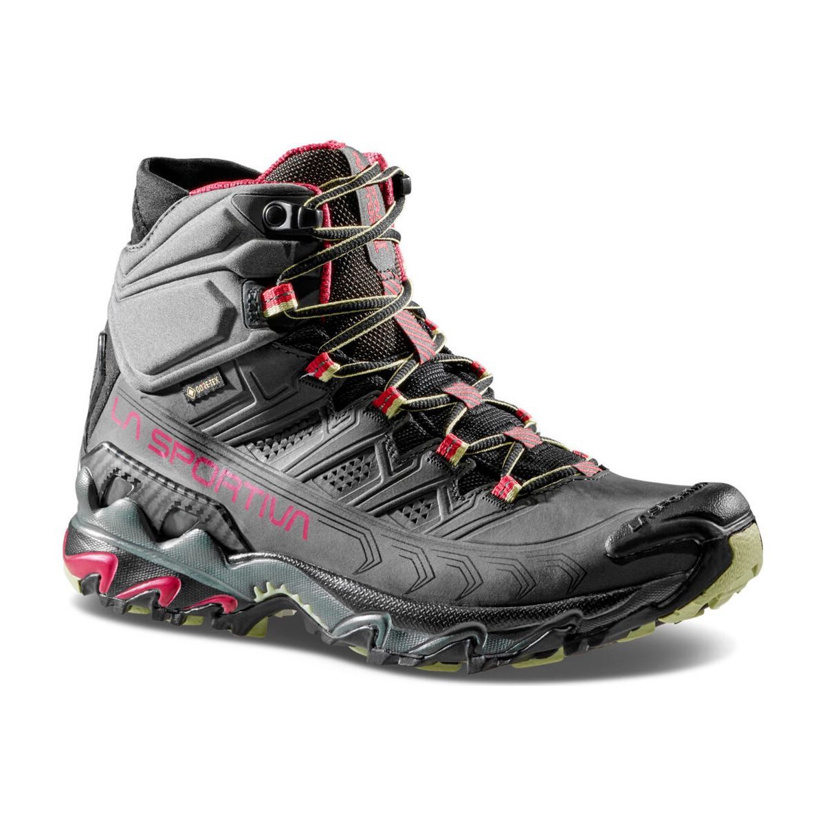 La Sportiva Ultra Raptor II Mid Leather Woman GTX Hikingschuh Wasserdichter Komfort-Wanderschuh für Damen, ideal für lange