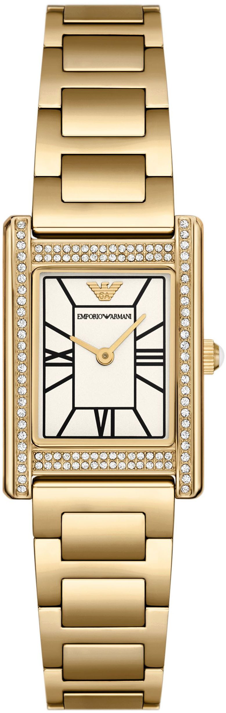 Emporio Armani Quarzuhr AR11659, Armbanduhr, Damenuhr, Edelstahlarmband, an günstig online kaufen