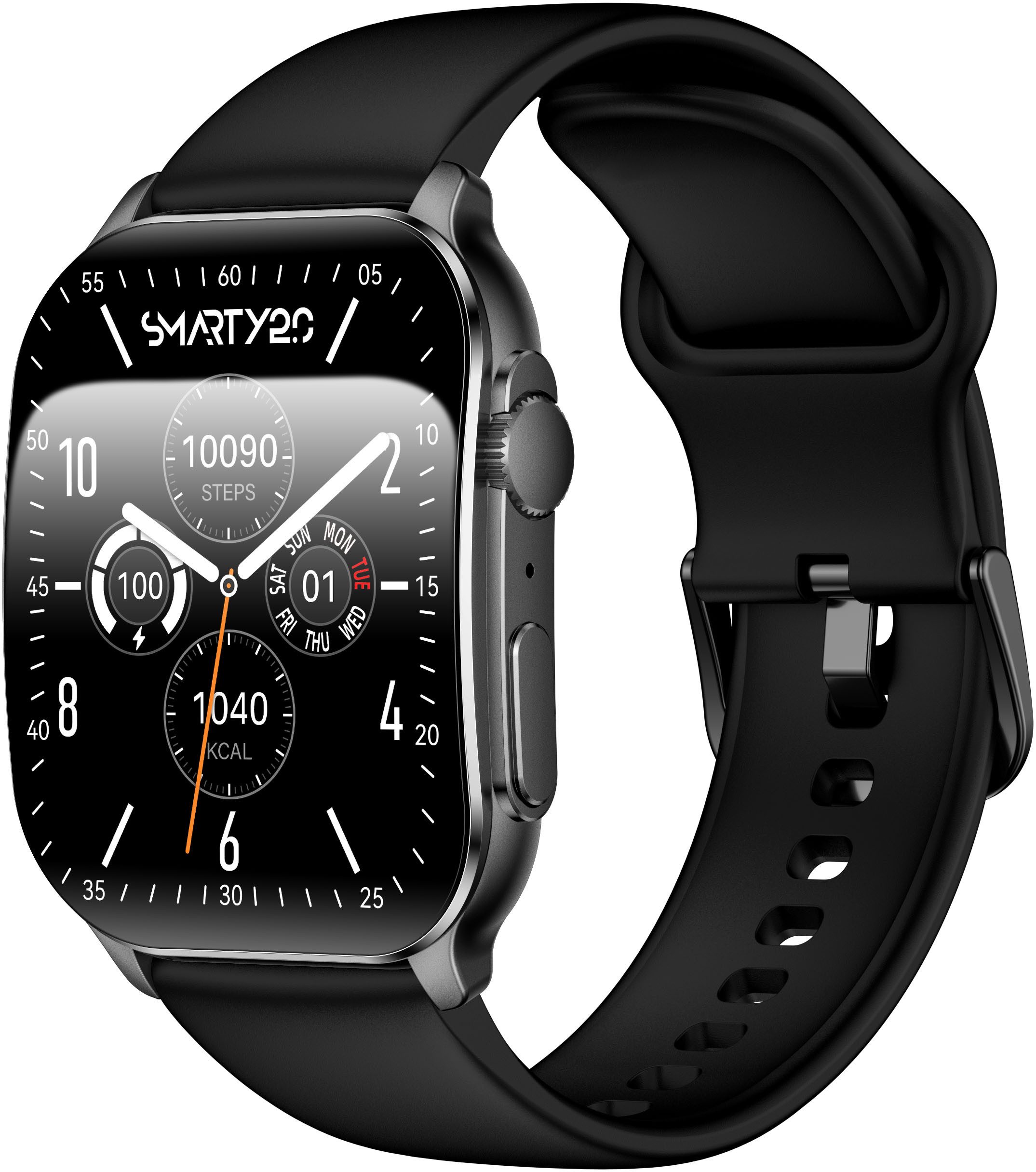 SMARTY 2.0 Smartwatch Set, 2-tlg., mit Wechselband, Armbanduhr, Damenuhr, Herrenuhr, Android5.0+, Apple iOS 9.0+