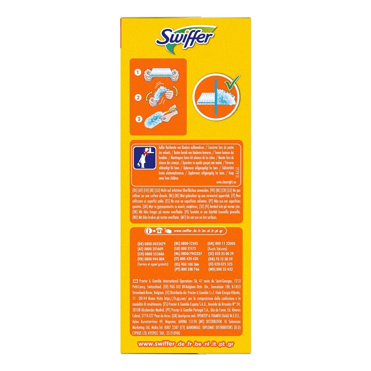 Swiffer Staubwischer Duster Staubmagnet, 18 Staubtücher
