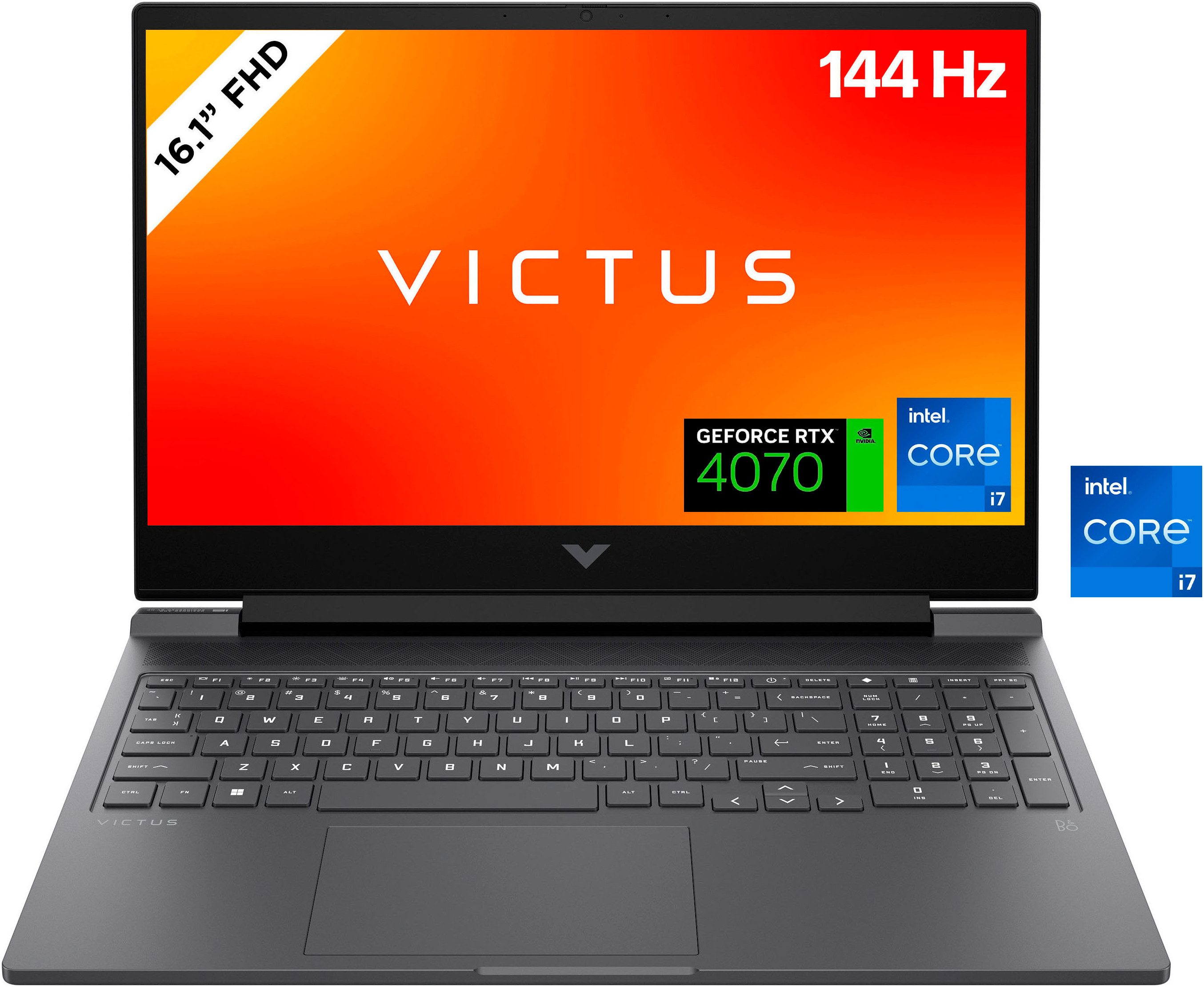 HP 16-r0277ng Gaming-Notebook (40,89 cm/16,1 Zoll, Intel Core i7 13700H, GeForce RTX 4070, 512 GB SSD)