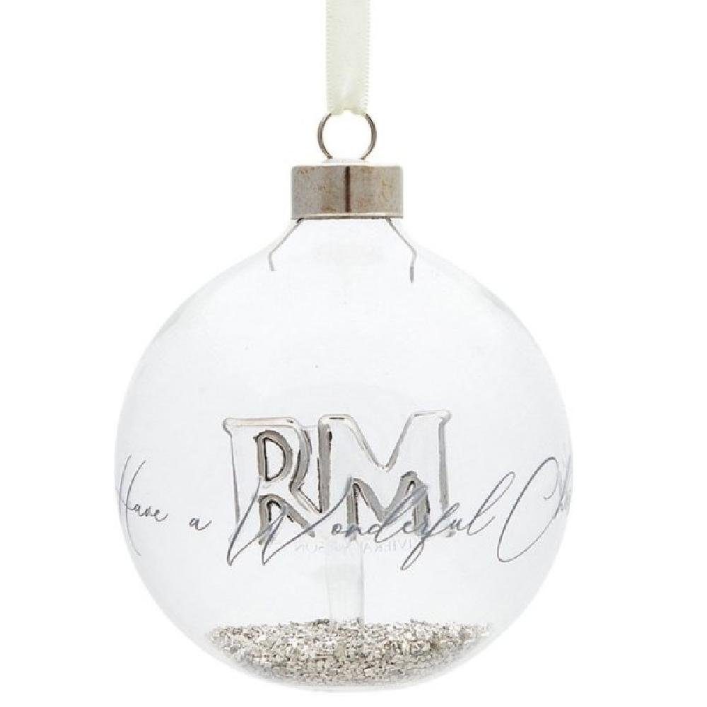 Rivièra Maison Christbaumschmuck Christbaumschmuck Wonderful (10cm) Silber Times